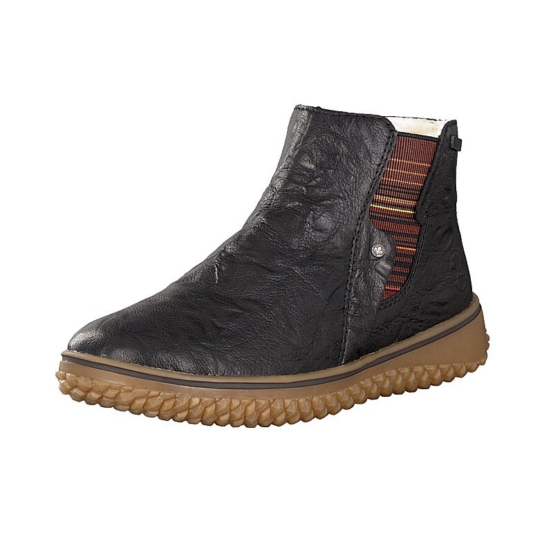 Botas Chelsea Rieker Z4261-00 Para Mulher - Pretas